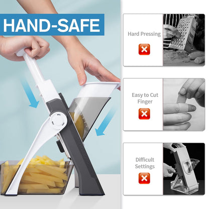 Multipurpose Mandoline Slicer & Vegetable Chopper