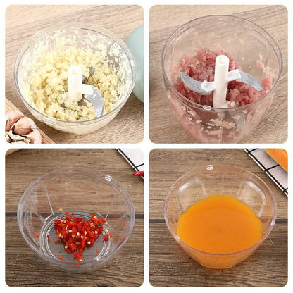 Manual Meat Grinder & Vegetable Cutter