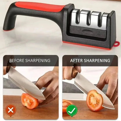 Handheld 3/4-Segment Knife Sharpener